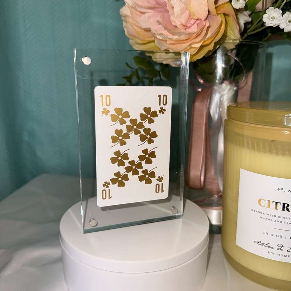 Christian Dior Novelty Playing Card - 10 of ♣️♣️ - Picture 3 of 3